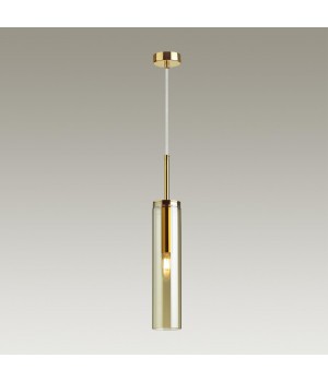 4693/1 PENDANT ODL20 299 золотой/янтарный Подвес E14 1*40W KLUM-foto3