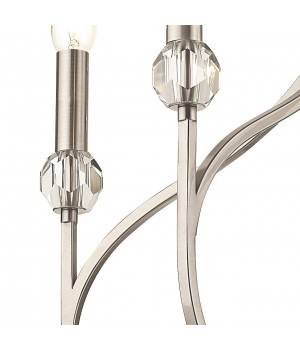 4495/5C NEOCLASSI LN20 186 никель Люстра потолочная E14 5*60W 220V MACKENZIE-foto4