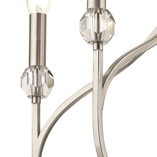 4495/5C NEOCLASSI LN20 186 никель Люстра потолочная E14 5*60W 220V MACKENZIE-foto4