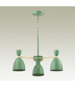 3785/3 MODERNI LN19 113 зеленый, золото Люстра E27 3*60W 220V GEMMA-foto3
