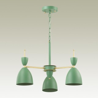 3785/3 MODERNI LN19 113 зеленый, золото Люстра E27 3*60W 220V GEMMA-foto3