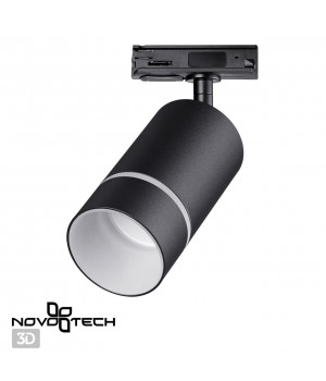 370777 PORT NT21 086 черный Светильник трековый однофазный трехжильный IP20 GU10 9W 235V ELINA-foto5