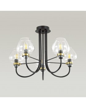 3708/5C LOFTI LN19 202 черный Люстра потолочная E14 5*40W 220V ILONA-foto4