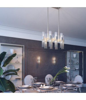 4631/17 HALL ODL20 471 серебристый/стекло/металл.цепочки Люстра G9 17*5W 220V PERLA-foto3