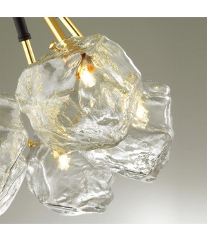 4789/1 LOFT ODL21 501 черный/золотой/прозрачный Подвес G9 1*40W STONO-foto7