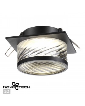 370920 SPOT NT22 300 черный Светильник встраиваемый IP20 GU10 9W 220V GEM-foto5
