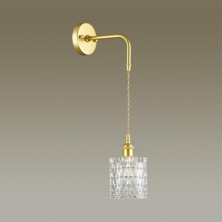 3799/1W SUSPENTIONI LN19 228 золотой, прозрачный Бра E14 1*40W 220V JESS-foto3