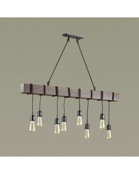 3740/8 LOFTI LN19 165 черный Люстра E27 8*60W 220V KLAUS-foto3