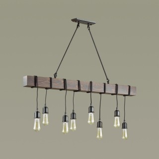 3740/8 LOFTI LN19 165 черный Люстра E27 8*60W 220V KLAUS-foto3