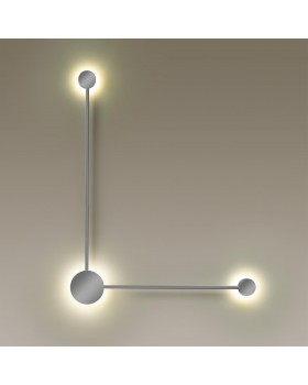 4339/10WL HIGHTECH ODL22 131 хром/металл Настенный светильник IP20 LED 10W 912Лм 3000K GENT-foto4