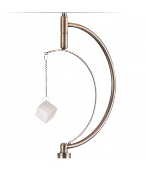 4469/1F NEOCLASSI (В 2-Х КОРОБКАХ) LN20 189 античная латунь, белый Торшер E14 1*60W 220V LEAH-foto4