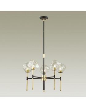 4789/5 LOFT ODL21 501 черный/золотой/прозрачный Люстра G9 5*40W STONO-foto4