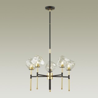 4789/5 LOFT ODL21 501 черный/золотой/прозрачный Люстра G9 5*40W STONO-foto4