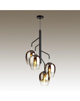 4759/4 MODERN ODL21 347 дымчатый/черный Люстра E27 4*60W PALTA-foto3