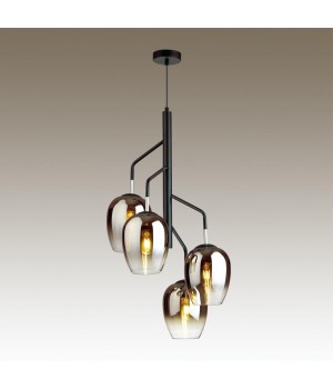 4759/4 MODERN ODL21 347 дымчатый/черный Люстра E27 4*60W PALTA-foto3