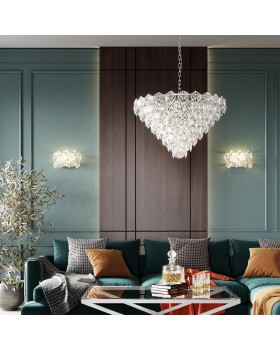 4923/7 MODERN ODL22 325 хром/прозрачный/стекло Люстра E14 5*40W TALERTI-foto3