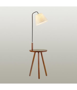 4666/1F HALL ODL20 553 темное дерево/рогожка Торшер E27 1*60W 220V KALDA-foto4