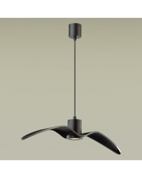 4902/1B PENDANT ODL22 289 чёрный/стекло Подвес GU10 1*5W BIRDS-foto4