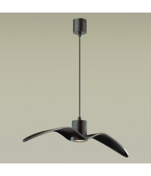 4902/1B PENDANT ODL22 289 чёрный/стекло Подвес GU10 1*5W BIRDS-foto4