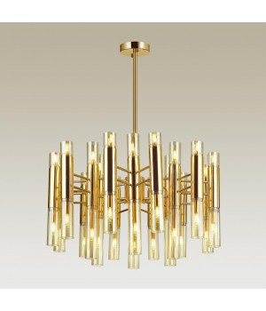 4690/36 HALL ODL20 424 золотой/янтарный Люстра G9 36*40W 220V PEKA-foto3