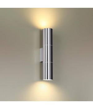 4281/2WA HIGHTECH ODL22 211 хром/металл Настенный светильник IP44 LED E27 max 2*7W BAZEL-foto4