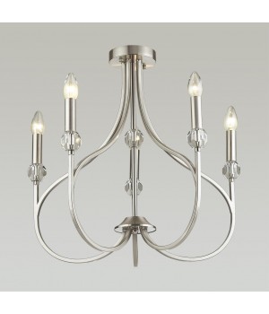 4495/5C NEOCLASSI LN20 186 никель Люстра потолочная E14 5*60W 220V MACKENZIE-foto3