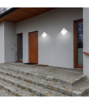 370586 STREET NT19 355 белый Ландшафтный светильник IP54 GU10 50W 220V TESTA-foto3