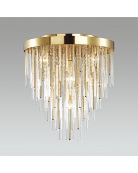 4784/7C HALL ODL21 397 золото/металл/стекло Люстра потолчн. E14 7*40W AVISTA-foto3