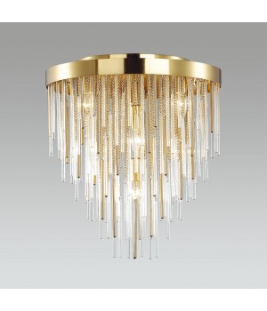 4784/7C HALL ODL21 397 золото/металл/стекло Люстра потолчн. E14 7*40W AVISTA-foto3