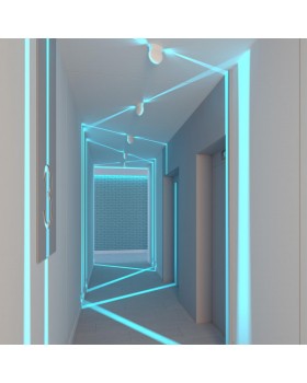 3916/9CL HIGHTECH ODL20 109 белый/металл Потолочный светильник RGB+ LED 4000K 9W 220V IP65 с ПДУ ARROW-foto3