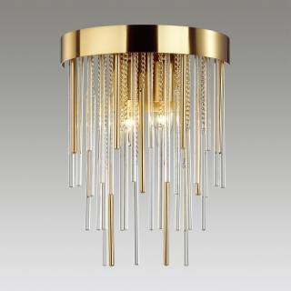 4784/2W HALL ODL21 397 золото/металл/стекло Бра E14 2*40W AVISTA-foto3