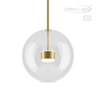 4640/12L L-VISION ODL20 329 золотой/прозрачный Подвес LED 4000K 12W 220V BUBBLES-foto5