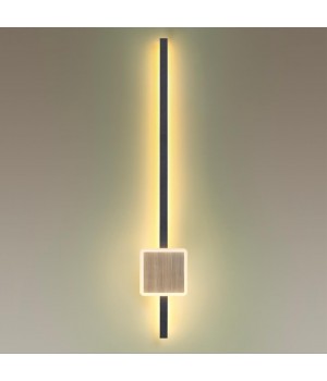 4257/18WL HIGHTECH ODL21 127 черн/ант.бронза Настен.светильник IP20 LED 18W 1148Лм 3000K STILO-foto4