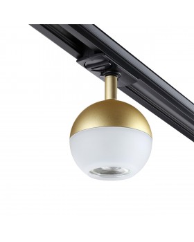 370825 PORT NT22 081 матовое золото Светильник трековый однофазный трехжильный IP20 GU10 9W 220V GARN-foto8