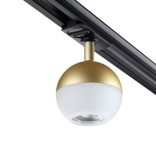 370825 PORT NT22 081 матовое золото Светильник трековый однофазный трехжильный IP20 GU10 9W 220V GARN-foto8