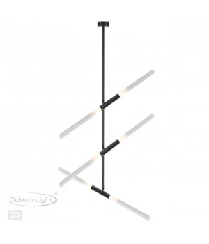 4307/6 HIGHTECH ODL22 115 черный Потолочный светильник IP20 G9 6*40W SOHO-foto5