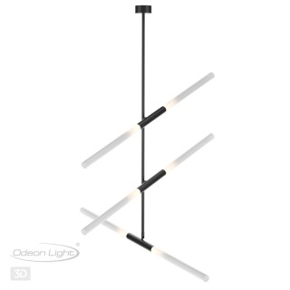 4307/6 HIGHTECH ODL22 115 черный Потолочный светильник IP20 G9 6*40W SOHO-foto5