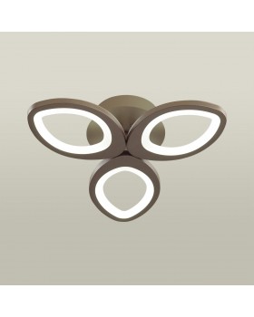 4577/60CL LEDIO LN21 019 коричневый Люстра потолочная диммир. с ДУ + LampSmart LED 60W 3000-6000К 2740Лм 220V LULU-foto3