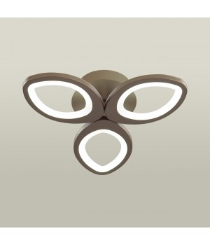 4577/60CL LEDIO LN21 019 коричневый Люстра потолочная диммир. с ДУ + LampSmart LED 60W 3000-6000К 2740Лм 220V LULU-foto3