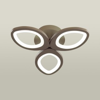 4577/60CL LEDIO LN21 019 коричневый Люстра потолочная диммир. с ДУ + LampSmart LED 60W 3000-6000К 2740Лм 220V LULU-foto3