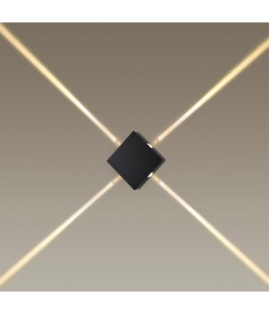 4259/8WL HIGHTECH ODL21 235 черный/металл Настенный светильник IP20 LED 8W 299Лм 3000K VISTA-foto4