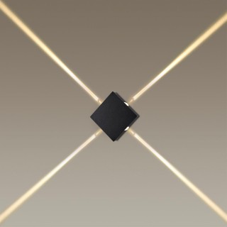 4259/8WL HIGHTECH ODL21 235 черный/металл Настенный светильник IP20 LED 8W 299Лм 3000K VISTA-foto4