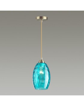4490/1 SUSPENTIONI LN20 142 античная бронза, голубой Подвес E27 60W 220V SAPPHIRE-foto4