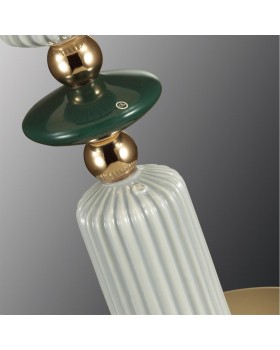 4861/1TC CLASSIC ODL_EX22 77 золотой/раноцветн.керамика/абажур Настольная лампа E27 1*60W 4861/1TC CANDY-foto6