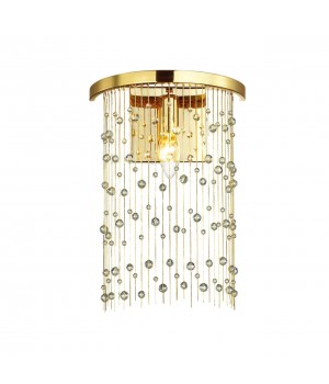 4844/1W HALL ODL21 409 золото/металл.цепочки /стекло Бра E14 1*40W RAINI-foto4