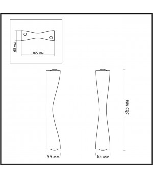 4291/10WL HIGHTECH ODL22 207 черный/металл Настенный светильник IP20 LED 10W 453Лм 3000K ANIKA-foto2