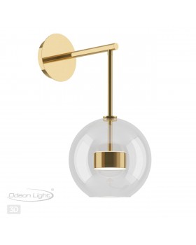 4640/12WL L-VISION ODL21 331 золотой/прозрачный Бра с выкл LED 12W 4000K BUBBLES BUBBLES-foto5