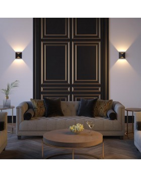 3907/10WL HIGHTECH ODL20 241 черный/металл Настенный светильник LED 3500K 10W 220V IP65 TIBRO-foto3