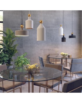 4087/1 PENDANT ODL19 361 белый/золотой Подвес Е27 1*40W 220V BOLLI-foto3