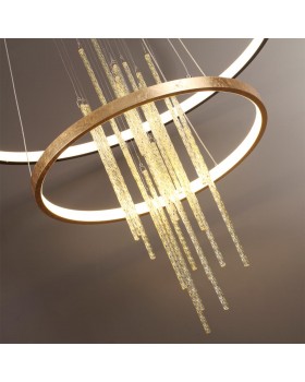 3901/63L L-VISION ODL20 215 золотистый/стекло/металл Подвесной светильник LED 4000K 63W 220V MONICA-foto9